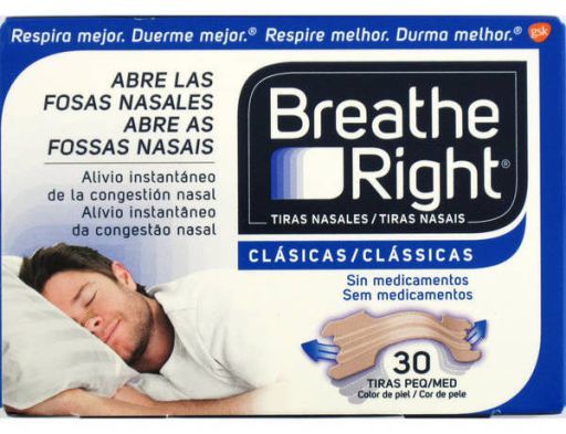 Breathe Right Nasal Strips Small and Medium 30 pcs