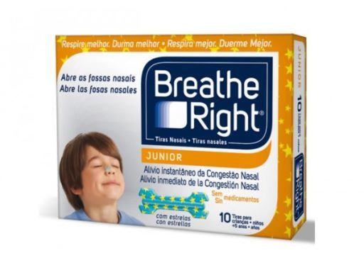 Breathe Right Junior Nasal Strips 10 pcs