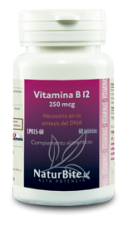 B12 vitamin. 60 Tablets 250 mgc