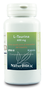 L-Taurine 600mg. 60 Cap.