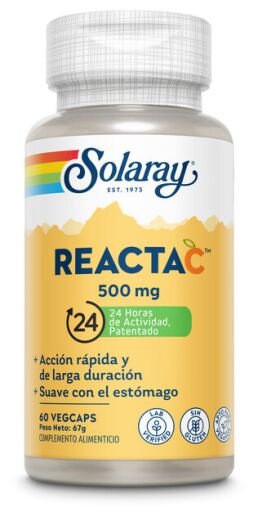 Reacta C Ester C 500 Mg 60 Vegetable Capsules