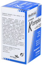 Vitamina K Complex+Vitamina D3 30 comprimidos