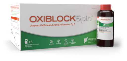 Arama Natural Oxiblock Spin 15 Drinkable Single-Dose Vials