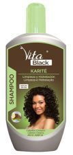 Shampoo Vitablack cleannes & hydration with shea butter salt-free 400 ml