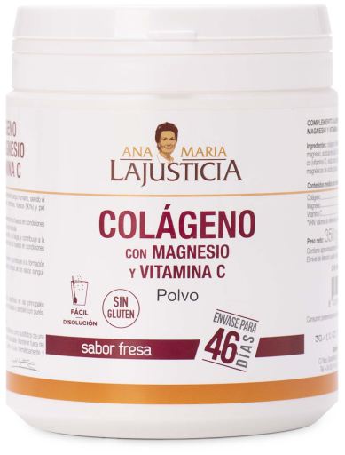 Collagen + Magnesium + Vitamin C Strawberry Flavor 350 gr