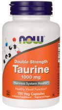 Taurine 1000 mg Double Strength 100 Vegetable Capsules