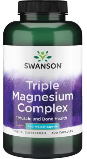 Triple Magnesium Complex 400 mg 300 Capsules