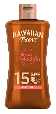 Hawaiian Tropic Glowing Protection Tanning Protector SPF 15 100 ml