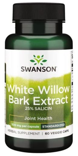 White Willow Bark Extract 500 mg 60 Capsules