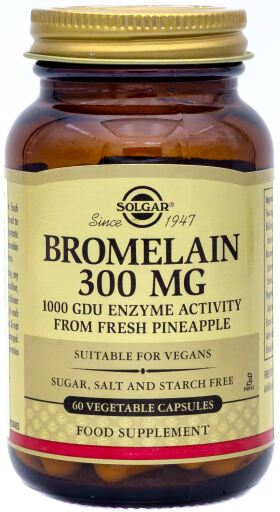 Bromelain 300 mg 60 Capsules