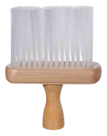 Wood Barber Brush