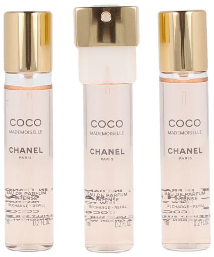 Coco Mademoiselle Eau de Parfum Twist &amp; Spray 3 x 7 ml