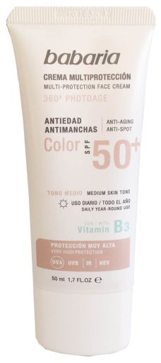 Solar Cream Spf 50 + Anti-Aging Color 50 ml