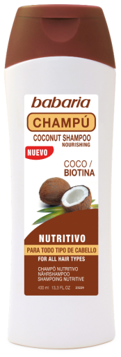 Babaria Shampoo with Coconut Oil and Nourishing Biotin 700 ml
