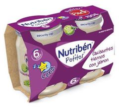 Bipack Dinner Baby Food with Tender Peas and Ham 2x190 gr