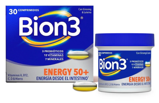 Bion3 Energy 50+ 30 Tablets