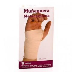 White Velcro Metacarpal Wristband