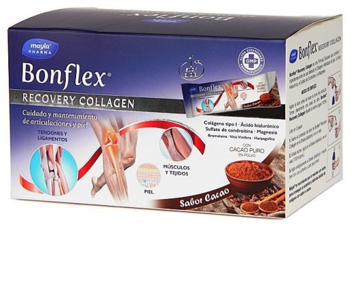 Bonflex Recovery Collagen Cocoa Flavor 30 Sticks