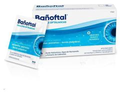 Bañoftal Sterile Eye Ophthalmic Wipes 20 units