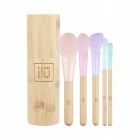 Set of 5 Makeup Brushes + Bamboo Tube