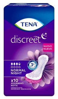 Normal Discreet Night Compresses 10 units