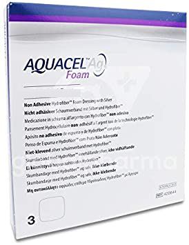 Aquacel Ag Foam Dressing 3 Units