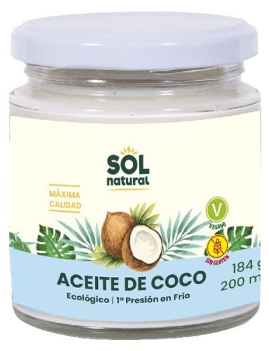 Organic Small Extra Virgin Coconut Oil 200 ml