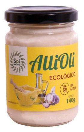 Sol Natural Organic Vegan Allioli Sauce 140 gr