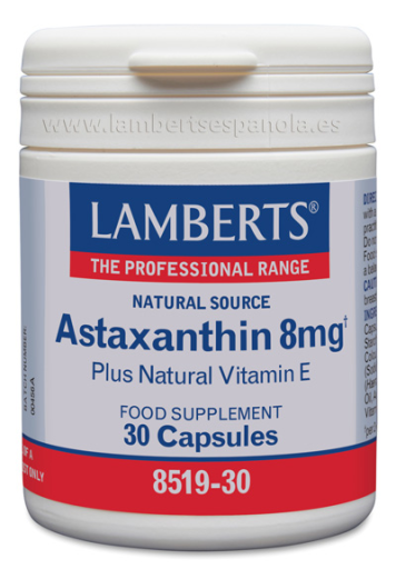 Astaxanthin With Vitamin E 8 Mg 30 units