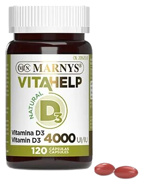 Vitahelp Vitamin D3 4000 IU 120 Capsules