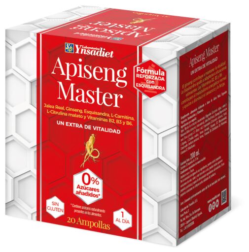 Apiseng Master 0% Sugar 20 Ampoules