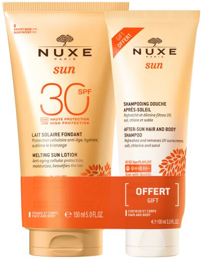 Sun Duo Sun Milk SPF 30 and Aftersun Shower Gel Shampoo 2 Pieces