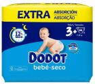 Dry Baby Diapers Extra Absorption Size 3 from 7 to 11 Kg 66 Units