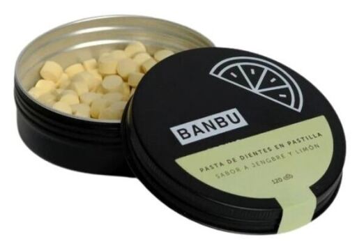 Banbu Soothie Spring Toothpaste in lemon tablet 120 units