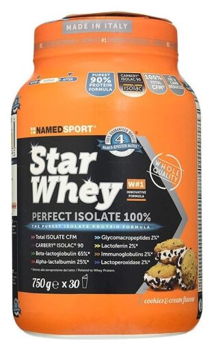 Named Sport Star Whey Isolate Cookies Cream 750 gr