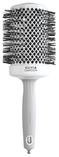 Olivia Garden Expert Blowout Shine White and Gray #65 mm