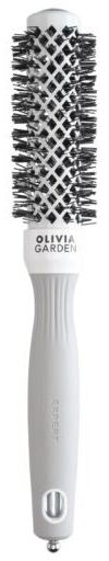 Olivia Garden Expert Blowout Shine White and Gray #25 mm