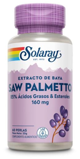 Solaray Saw Palmetto 60 Pearls
