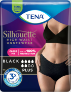 Silhouette Preto High Waist Size M 9 Units