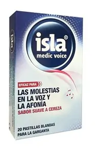 Isla Medic Acute Isla Medic Voice 20 Soft Cherry Lozenges