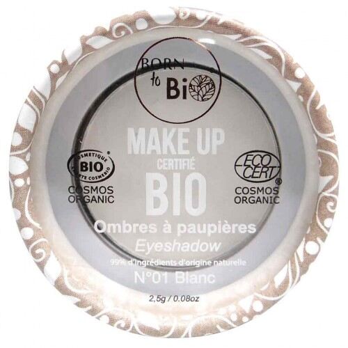 Born To Bio Organic Eyeshadow N1 White 2.5 gr