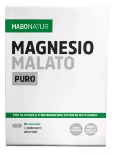 Mabonatur Pure Magnesium Malate 80 Capsules