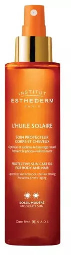 Institut Esthederm L'Huile Solaire Moderate Sun Body and Hair Spray 150 ml