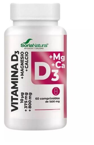 Vitamin D3+Mg 60 Sustained Release Tablets