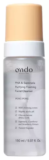 Ondo Beauty 36.5 Pha & Saponaria Purifying Foaming Cleanser 150 ml