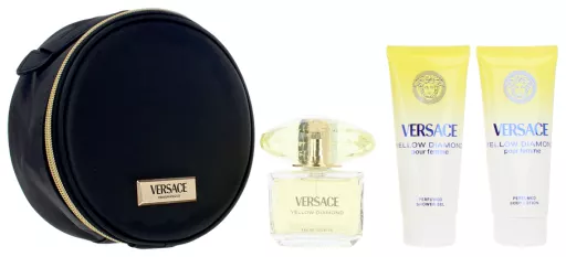 Versace Yellow Diamond 4 Piece Case