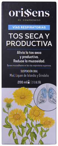 Orissens Syrup for Dry and Productive Coughs 200 ml