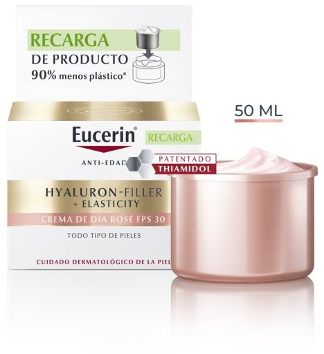 Eucerin Hyaluron-Filler+ Elasticity Ros&eacute; Day Cream SPF30 Refill 50ml
